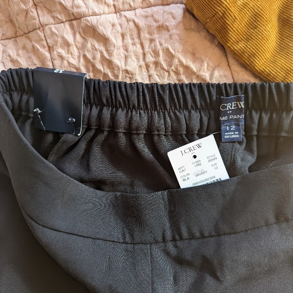 JCrew Black pants with elastic waist - Picture 2 of 3